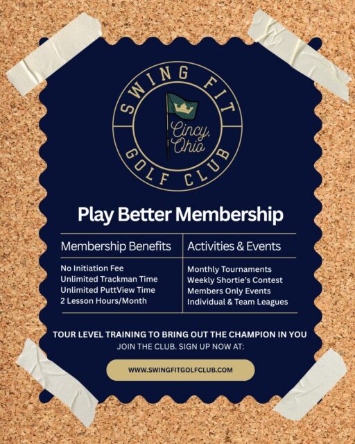 ⛳️ Play Better. Score Better.

Our Play Better Membership includes 2 hours of instruction every month to help you build a more consistent swing and lower your scores.

With tryouts and tournament season right around the corner, now is the perfect time to invest in your game. Don't wait until your first competitive round to make improvements.

📅 Book your first lesson today and start playing your best golf.
